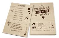 Hochzeitseinladung Elegant Aus Holz