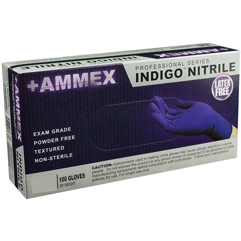 Ammex Ainpf44100 Bx Medical Nitrile Gloves Disposable Powder