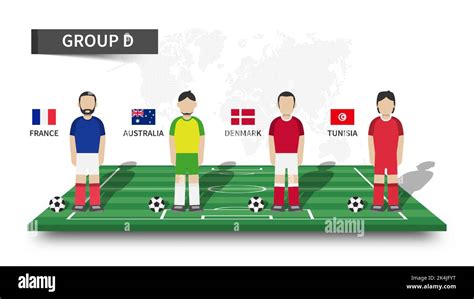 Qatar Fifa World Cup Soccer Tournament 2022 32 Teams Group Stages And