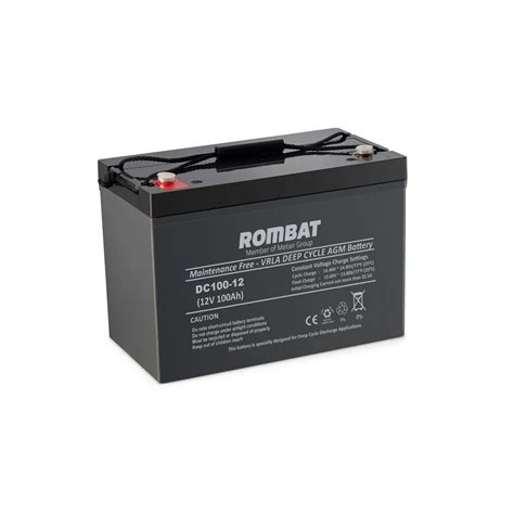 Baterie Stationare Rombat Agm V Ah First Battery