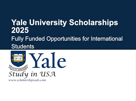 Yale University Scholarships 2025 Fully Funded Opportunities For