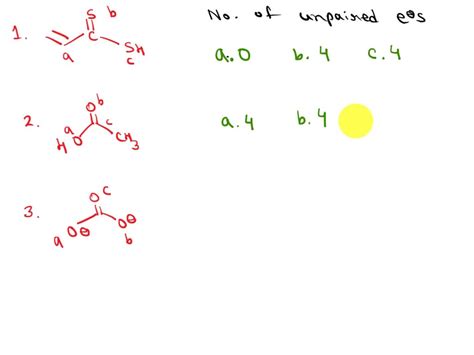 Solved Specify The Number Of Nonbonding Electron Pairs That Are