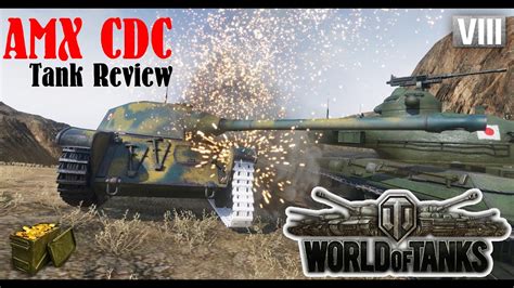 World Of Tanks Amx Cdc Tank Review Deutsch Youtube