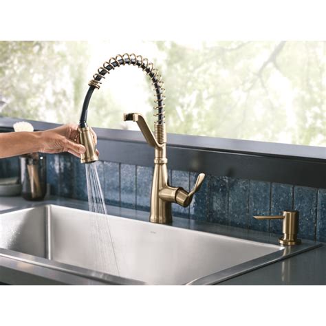 Moen Nolia Single Handle Pre Rinse Spring Pulldown Kitchen Faucet Wayfair