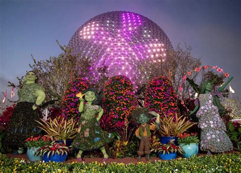 Video Timelapse Of Encanto Topiary Installation For Epcot