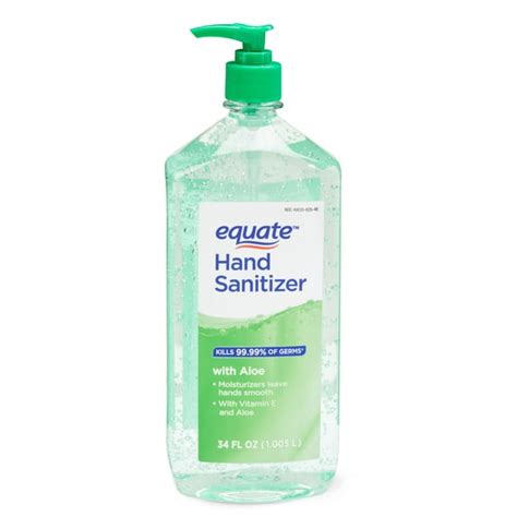 Equate Hand Sanitizer With Aloe 34 Fl Oz