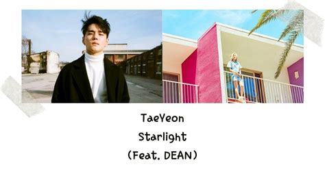 中字TaeYeon StarlightFeat DEAN YouTube