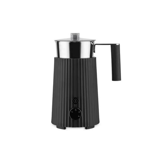 Alessi Cappuccinatore Pliss Nero Longho Design Concept Store