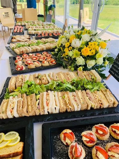 Funeral Buffet Table Lavender Catering