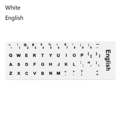 Laptop Keyboard Arabic Deutsch Keyboard Stickers Russian Letter Spanish