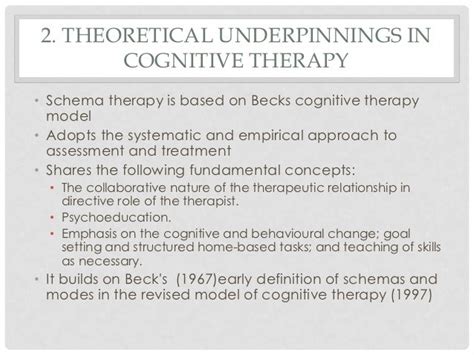 Lecture 2 Schema Therapy Overview And Early Maladaptive Schemas