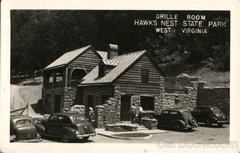 Grille Room, Hawks Nest State Park Ansted, WV Postcard