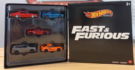 Hot Wheel Premium Fast And Furious Fast Superstars Premium Box 5 Car Set Diecast Republic