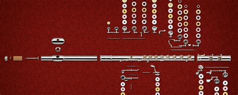 The Structure Of The Flutethe Parts Of The Flute Musical Instrument