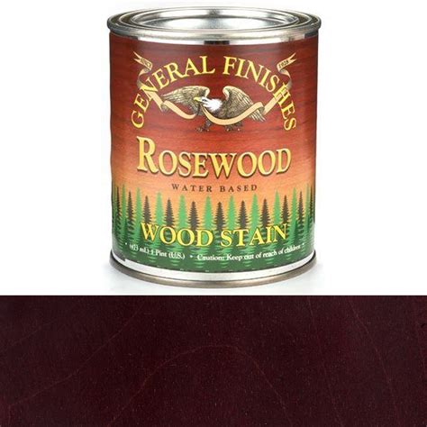 General Finishes Water Based Wood Rosewood Stain Pint Walmart