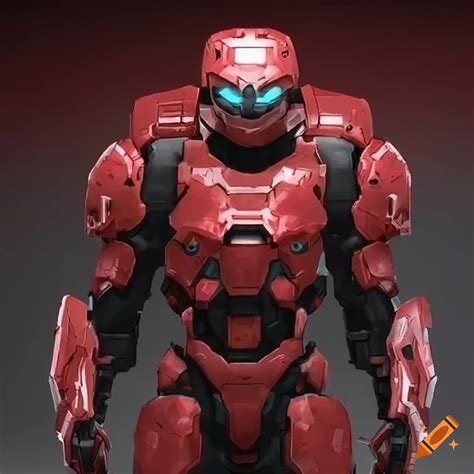 Crimson Colors Mobile Armor Sci Fi