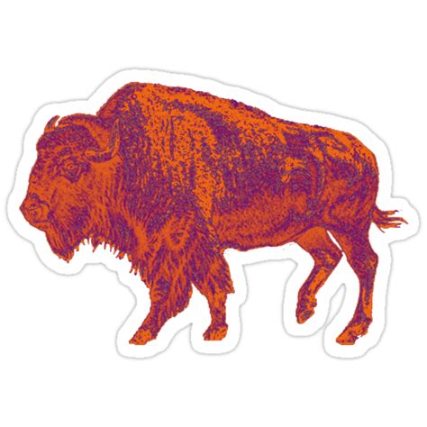 The American Bison Stickers By Ninuno Redbubble