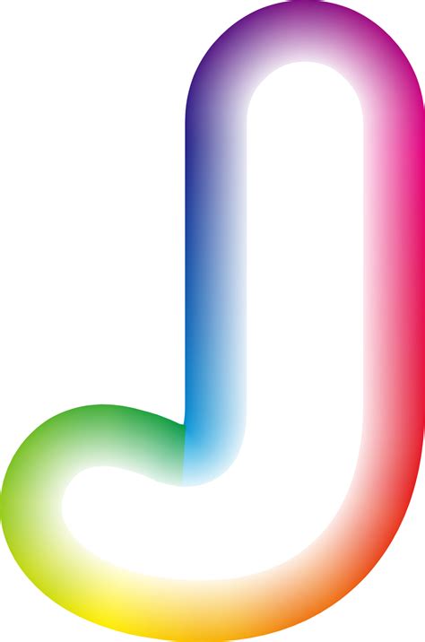 Neon Letter J 15072243 PNG