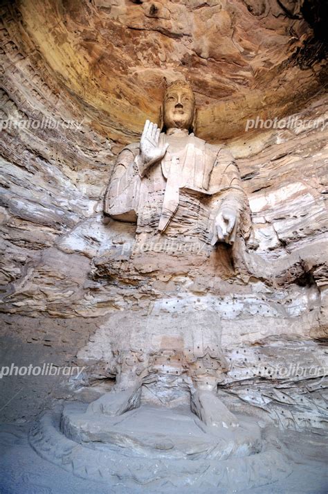 世界遺産 中国三大石窟 山西省大同市雲崗石窟 写真素材 960230 フォトライブラリー Photolibrary