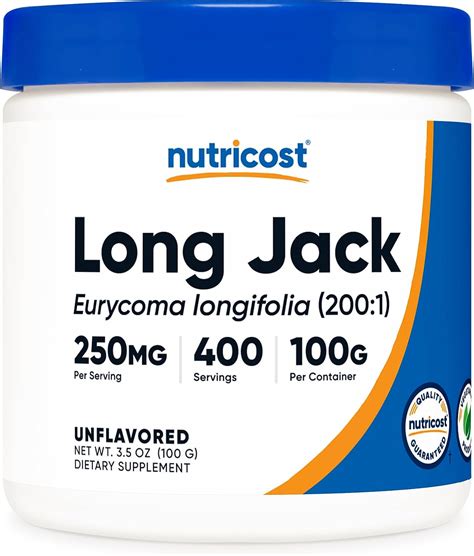 Nutricost Long Jack Powder Grams Get Best Quality Vitamin