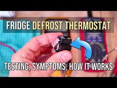 Fridge Defrost Thermostat Test Symptoms And How It Works YouTube