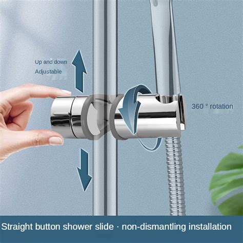 Bathroom Accessories Universal Mm Abs Plastic Shower Slide Rail