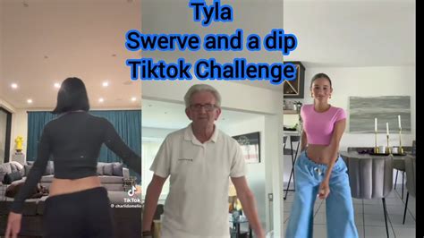 Tyla Swerve And A Dip Pop Like This Dance Tiktok Challenge Pt 1