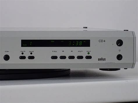 CD Player Braun Atelier Hifi CD4 2 Grau Guter Zustand