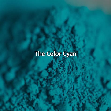 What Color Is Cyan - colorscombo.com