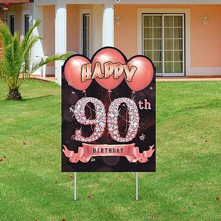 Amazon Excelloon Th Birthday Yard Sign Decorations Supplies For