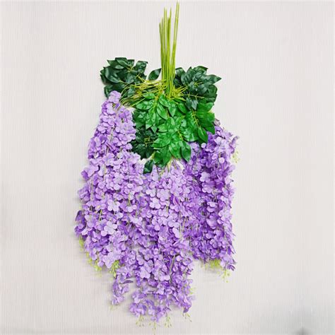 Wholesale Multi Color Wisteria Silk Flower Wholesale Hanging Flower