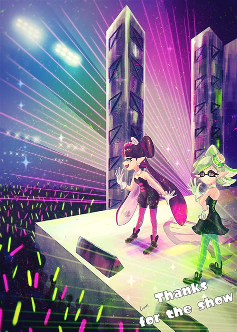 In Honor Of Their Awesome Live Concert Squid Sisters Splatoon Splatoon Squid Sisters