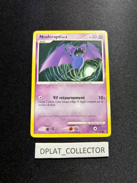 CARTE POKÉMON NOSFERAPTI 133 147 platine vainqueurs suprêmes FR NM EUR