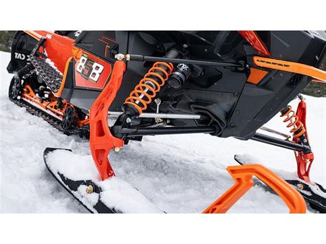 New 2025 Arctic Cat Riot 858 Atac 175 Es Snowmobiles In Bismarck Nd Sunset Orange Woodys