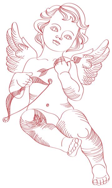 Sketch Of Cupid Png Clipart Cupid Tattoo Cherub Tattoo Angel Drawing