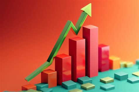 Premium Photo Rising Curve And Data Analysis Concept 3d Rendering