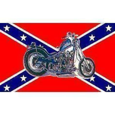 Rebel Motorcycle Flag 3 X 5 Ft Chopper On Confederate Flags