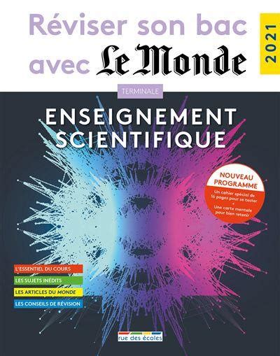 Livre Enseignement Scientifique Terminale Nouveau Programme