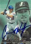 Chris Widger Autographed Baseball Card Montreal Expos SC 1997 Fleer