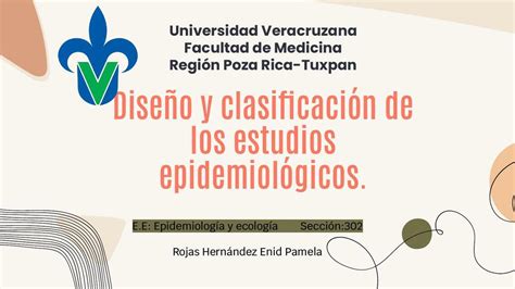 Diseno y clasificación de los estudios epidemiológicos Dasz rojas uDocz