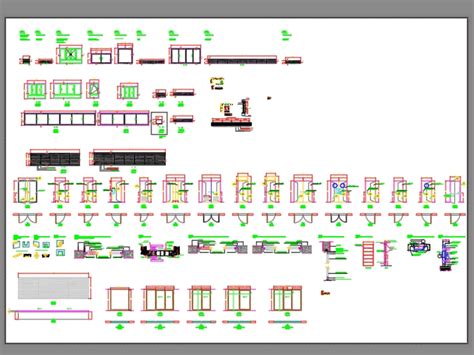 Detalle De Vanos En Autocad Descargar Cad 121 Mb Bibliocad