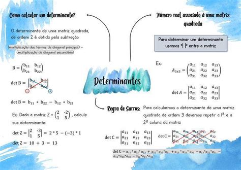 Calcule O Determinante Da Seguinte Matriz Brainly Br