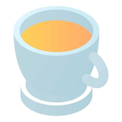 Premium Vector Cup Of Tea Icon Isometric Of Cup Of Tea Vector Icon