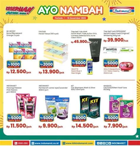 Promo Indomaret Super Hemat Sampai 15 Desember 2023 Ada Promo Beli 2