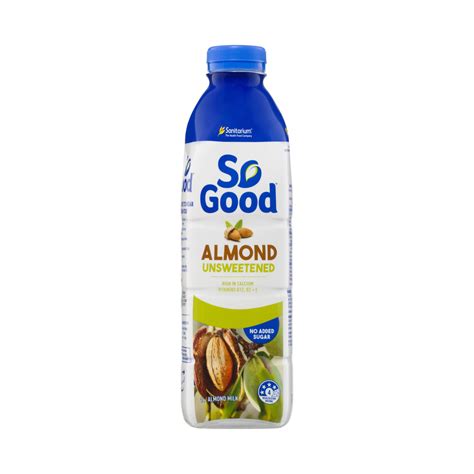 Buy Sanitarium So Good Unsweetened Almond Milk 1l Coles