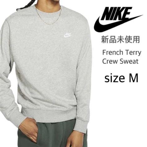 【未使用】新品未使用 ナイキ フレンチテリー クルースウェット 正規品 Mサイズ ヘザーグレー Nike Bv2667 トレーナーの落札情報