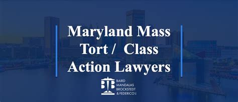 Mass Tort Class Action Lawyers Maryland Brockstedt Mandalas