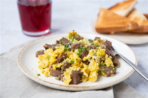 Steak And Scrambled Eggs Golden Truffle