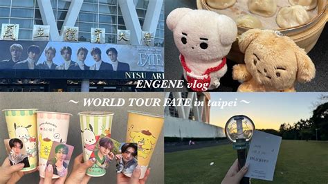 Engene Vlog Enhypen World Tour Fate In Taipei Youtube