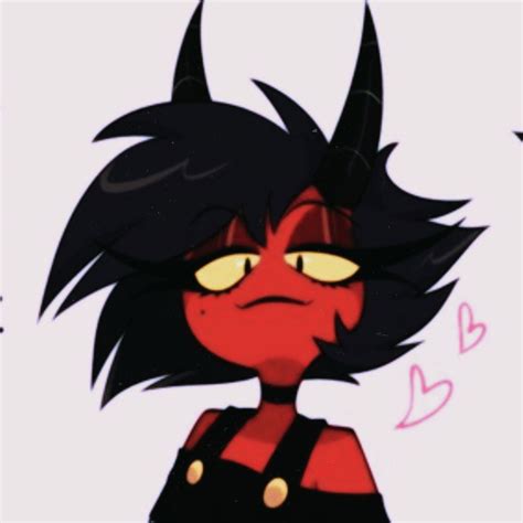 A Cartoon Character With Black Hair And Horns On His Head Wearing A